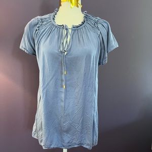 Gorgeous blue Anthro blouse